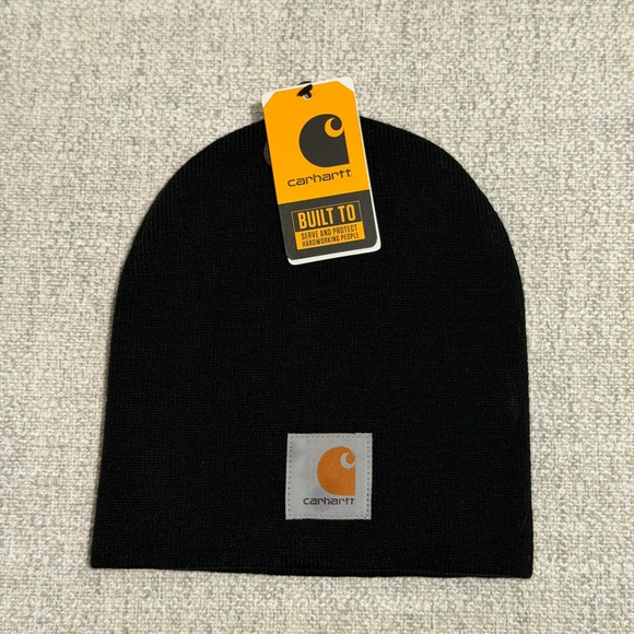 Carhartt Classic Black Knit Hat - Picture 1 of 1